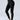 womens athletic leggings side view cross waist design fitness yoga pants