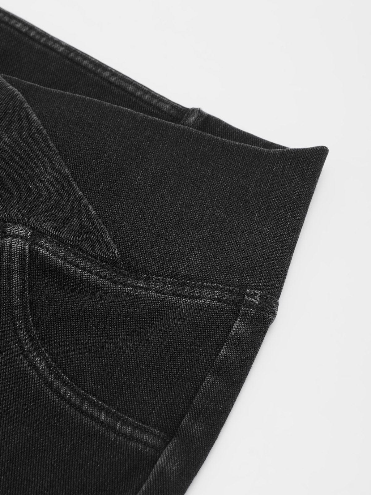 Vractive Wholesale Crossover Denim Side Pockets Sculpting Leggings wholesale lifestyle