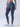 Vractivewholesale Crossover Denim Side Pockets Sculpting Leggings