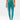 Turquoise high waist tummy control workout leggings by Vractive front perspective