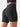 vractive black yoga leggings angled view slim fit workout pants