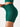 vractive high waist green yoga leggings waistband stretch elasticity detail close up