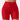 vractive womens high waist yoga leggings red front view seamless workout pants