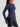 Women's seamless mock neck zip up jacket side view