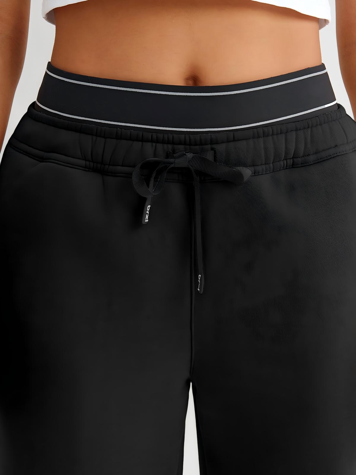 Wholesale Cropped Half-Zip Sweatshirt and Double-Waist Sweatpants Set