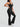 Seamless jumpsuit sculpting honeycomb waistband