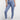 Vractive seamless double-layer waistband peach buttocks shaping yoga leggings, blue activewear leggings wholesale

