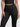 Black Vractive seamless double-layer waistband yoga leggings, peach buttocks shaping activewear
