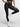 Black Vractive seamless double-layer waistband yoga leggings, peach buttocks shaping activewear
