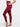 Side view of burgundy Vractive slim fit shaping leggings, high waisted anti slip activewear
