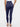 Back view of navy blue Vractive high waisted shaping leggings, slim fit anti slip leggings
