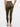 Back view of olive green Vractive high waisted shaping leggings, slim fit anti slip leggings
