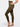 Side view of olive green Vractive slim fit shaping leggings, high waisted anti slip activewear
