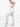 Side view of white Vractive seamless square neck one piece sport jumpsuit, seamless activewear
