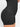 Side pocket detail of black Vractive 2 in 1 tennis dress, pet hair resistant activewear
