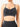 Black Vractive seamless wash ribbed fabric heart neckline sports bra, seamless activewear bra wholesale