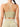 Back view of light green Vractive seamless sports bra, wash ribbed fabric with heart neckline
