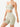 Side view of light green Vractive seamless sports bra, wash ribbed fabric with heart neckline