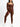 Wholesale Seamless Thumb Hole Square Neck Long Sleeve Jumpsuit