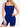 Vractive seamless square neck one piece sport romper, blue seamless activewear romper wholesale
