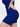Peach buttocks shaping detail of blue Vractive seamless one piece sport romper, square neck
